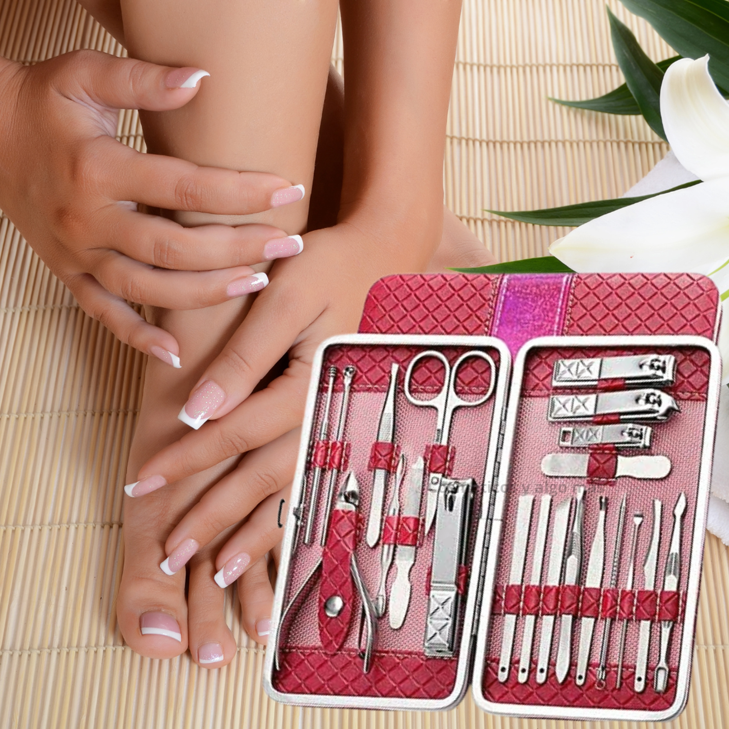 versus Excelente oler Set completo de 21 herramientas para Manicure y pedicure | Paris.cl