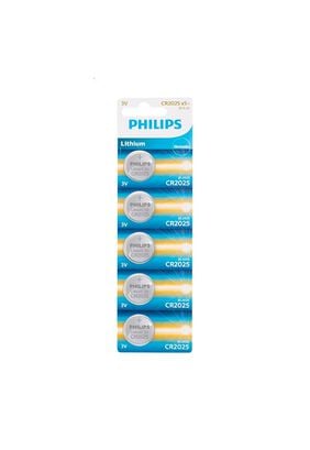 Microbateria Philips Lithium Cr2025 Blister 5pcs,hi-res