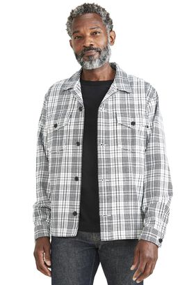 Camisa Hombre Overshirt Relaxed Relaxed Fit Egret,hi-res