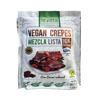 Crepes vegano proteico Mezcla Lista chocolate 500g,hi-res