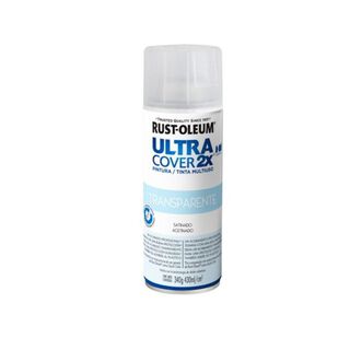 Spray Aerosol Ultra Cover 2x Transparente Satin. Rust Oleum,hi-res
