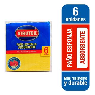 Paño Esponja X6 Ultra Absorbente Virutex,hi-res