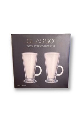 Set 2 Vasos Latte para Café Glasso 450ml,hi-res