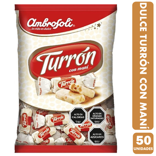 Turron Con Mani De Ambrosoli - Calugas (Bolsa Con 50 Uni),hi-res