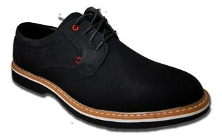 Zapatos De Hombre Casual Oxfords Negro 891,hi-res