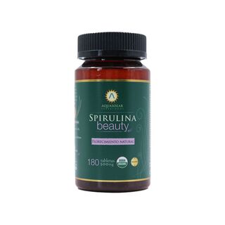 Spirulina Beauty 500 mg x 180 Tabletas - Aquasolar,hi-res