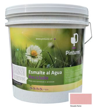 Esmalte al Agua Pinturec Satinado Rosado Paine 4G,hi-res