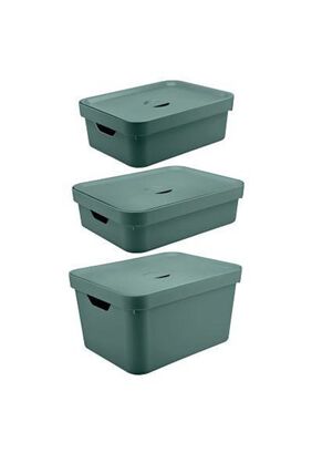Conjunto Cajas Cube Verde Oscuro,hi-res