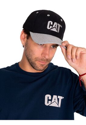 Jockey Casual Hombre Cat Logo Combination Hat Negro,hi-res