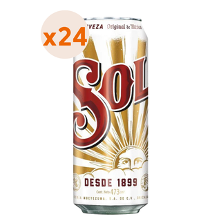 24X Cerveza Sol Lata 4,5° 470Cc,hi-res