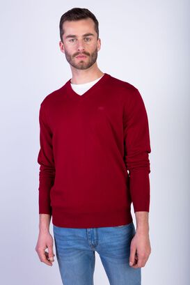 SWEATER ANGERS DK RED,hi-res