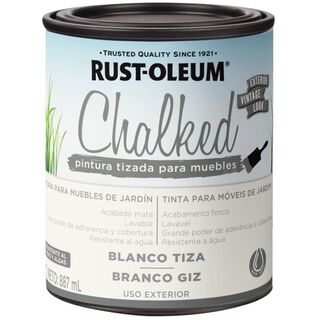 Pintura Chalked Tizada Exterior Blanco Tiza Rust Oleum,hi-res