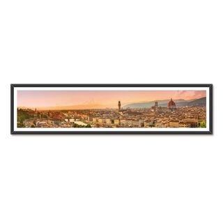 Cuadro Individual Panoramico Florencia Italia ,hi-res