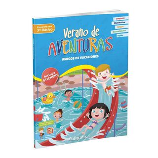LIBRO VERANO DE AVENTURAS - AMIGOS DE VACACIONES / EDITORIAL CALIGRAFIX / EDITO,hi-res