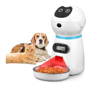 Alimentador Dispensador Automático Robot Para Mascotas,hi-res