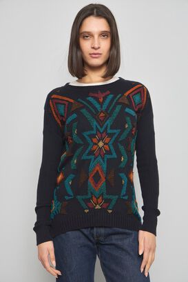 Sweater casual  multicolor l.a.m.b talla S 422,hi-res