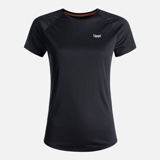 Polera Mujer  Core Q-Dry T-Shirt Negro Lippi,hi-res