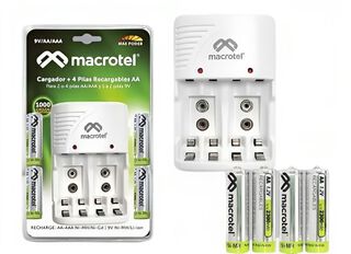 Batería Recargable 9V 800 ciclos - Macrotel 290mAh