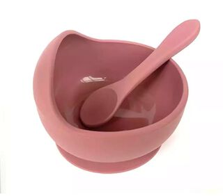 Bowl antiderrame con cuchara rosa,hi-res