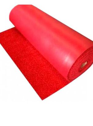 Alfombra Limpiapie PVC Tipo Nomad Rojo 1,20 m ancho x 12 mm espesor x 1 m linea,hi-res