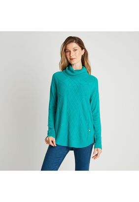 Sweater Cuello Tortuga Cashmere Like Esmeralda,hi-res