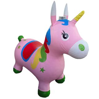 Pony Unicornio Saltarín - ROSADO - Incluye Luz y Sonido,hi-res