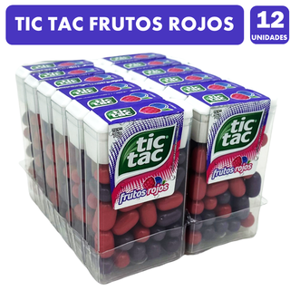 Tic Tac Frutos Rojos - Caramelos Tictac (Caja Con 12 Uni),hi-res