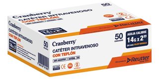 Catéter Intravenoso 14g X 2 Caja De 50 Unidades,hi-res