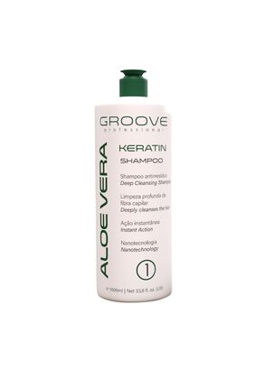 Shampoo Anti Residuos Aloe Vera Keratin Groove Professional 1000 Ml,hi-res