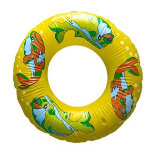 Flotador Inflable Redondo 70cm Amarillo Para Piscinas,hi-res