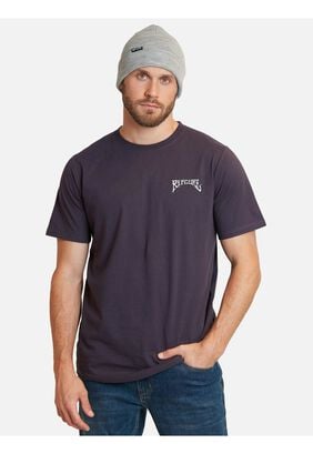 Polera Made For The Search Tee Gris Hombre Rip Curl,hi-res