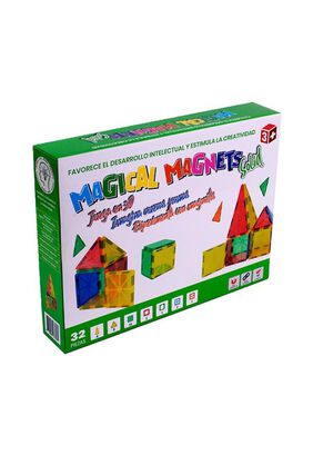 Juego Magnético Solid 32 piezas Magical Magnets,hi-res