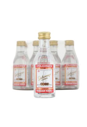 12 Miniaturas Vodka Stolichnaya Original, Pet (50 ml),hi-res