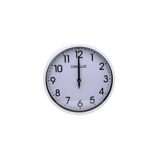 Reloj Para Pared De 12 Pulgadas Color Blanco - PuntoStore,hi-res