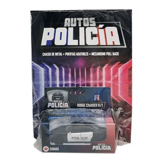 AUTOS POLICIALES - DOGE CHARGER R/T CANADA - METAL - ESCALA 1:38 - EVER GROUP,hi-res