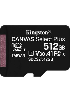 Tarjeta MicroSD Kingston Canvas Select Plus 512GB Class10,hi-res