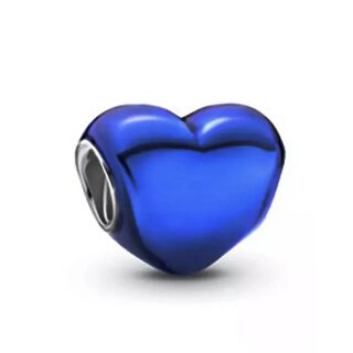 Charm  Dije  Corazón Electric  Blue,hi-res