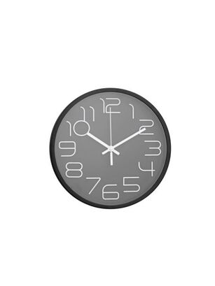 Reloj de pared Ø30 cm. Negro ø30 x4 cm,hi-res