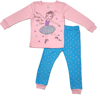 Pijama algodón niña bailarina PJ033,hi-res