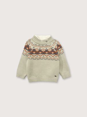 Sweater Niño Beige 38799 OPALINE,hi-res