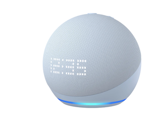 Amazon Echo Dot 5 Parlante Inteligente Con Reloj Alexa Azul,hi-res