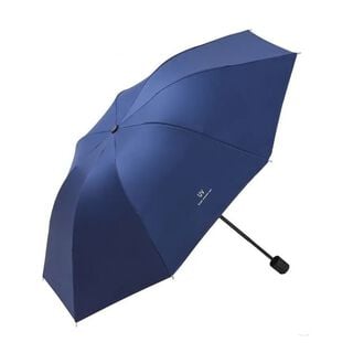 Paraguas 54cm Sombrilla Uv Retractil De Bolsillo Azul,hi-res