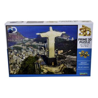 Puzzle 3d De 500 Piezas Discovery - Monte Corcovado,hi-res