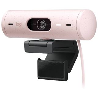 Camara Web Logitech Brio 500 Rose USB-C FullHD 30fps,hi-res