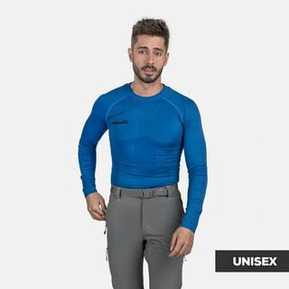 Camiseta Térmica Sarek Unisex Azul Eléctrico,hi-res
