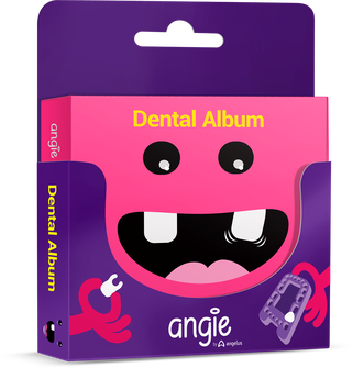 Angie Álbum Dental Premium Rosado,hi-res