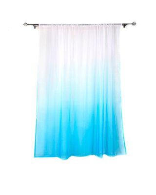 set 2 cortinas tipo visillo degrade Azul,hi-res