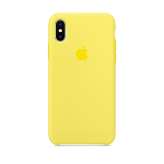 Carcasa Silicona Apple Alt iPhone X / Xs Amarillo Fluor,hi-res