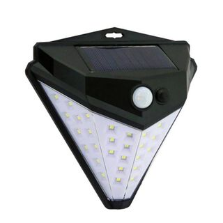Foco Solar 39 LED Piramide Pared Con Sensor MX48,hi-res