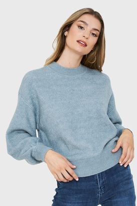 Sweater Básico Soft Menta Nicopoly,hi-res